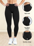 CZGUKE Women High Waist Yoga Leggings Butt Lift Tummy Control Feeling Sports Pants Stretch Fitness Gym Workout Running Leggings