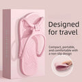 Foldable Travel Slippers Unisex EVA Flip Flops Hotel Non Slip Bathroom Indoor Outdoor Portable Lightweight Comfortable