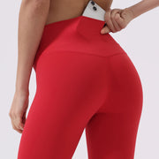 Women Yoga Pants Women Back Waist Pocket High Waist Yoga Legging Women Sport Cropped Pants Butter Athletic Gym Comprehensive Training Jog