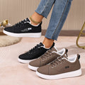 2026 Fashionable New Elegant Casual Sports Shoes for Women Winter Hot Selling Comfortable Round Toe Sexy Velvet Flat Shoes