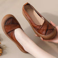 Women Concise Flower Flats Black Shoes Spring Flats Female Genuine Leather Shoe Fashion Superstar Oxfrod Shoes Women Loafer