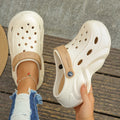 Women's Fashion Chunky Platform Sandals 2026 Summer Thick Sole EVA Clogs Garden Shoes for Women Outdoor Non Slip Beach Slippers