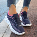 Women's Casual Lace-Up Sneakers, Lightweight and Comfortable Women's Shoes