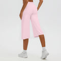 High Stretch Slack Capri Pants for Women's Fitness Sports Yoga Pants Summer Running Push Up Quick Drying Calf-Length Pants