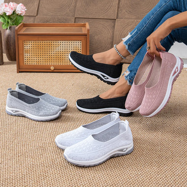 Women's Shoes 2026 Casual Sneaker V-Neck Opening New Style Color Single Shoes, Versatile, Casual and Fashionable Work Shoes