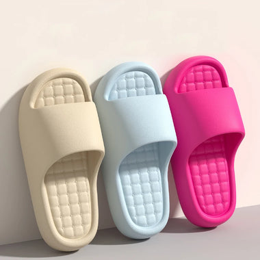 Women's Slippers Cloud Thick-soled Sandals Fashion Soft Bottom Beach Shoes For Women Men Slippers Summer Couple Flip Flops
