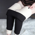 Women High Waist Pants Elastic Slim Women Thermal Leggings Winter Warm Sexy Elastic Translucent Pantyhose Female Fleece Thermal High Waist Slim Thicken Tight Pants