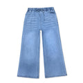 Plus Size Women Jeans High Waist Drawstring Loose Wide Leg 140KG 9XL 8XL Thin Denim Pants Full Length Female Straight Trousers
