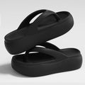Height-increasing Platform Slippers 5CM EVA Soft Sole Beach Sandals Non-slip Lightweight Women's Flip Flops Everyday Outfits