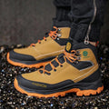 New Safety Shoes Men Boots High Top Work Sneakers Steel Toe Cap Anti-smash Puncture-Proof Work Boots Indestructible Shoes