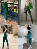 Yoga Leggings Women Fitness Running High Waist Slim Pants Push Up Sports Gym Jogging running Female Workout long pants👖👍️