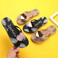 Summer Flip Flops House Slipper Women Heart Love Cloud Sandals Beach Slides Casual Home Shoes Platform Bathroom Flat Female