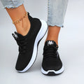 Spring and Autumn New Women's Casual Lace-Up Sneakers, Comfortable, Breathable, Lightweight and Wear-Resistant Sports and Casual Shoes