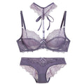 Sexy Red White Purple Pink Black Beige Lingerie 34/75 36/80 38/85 40/90 42/95 44/100 BCDE Cup Bra Sets Push Up Underwear