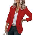 2026 Women's Long Sleeve Blazer Jacket Oversized Ladies Workwear Blazer Suits Slim Fit Single-breasted Cardigan Blazer Coats 5XL