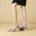 Fashion Glitter Sequins Pointed Toe Stiletto Heels Women Formal Wedding Bridal Evening Party Dress Pumps Footwear