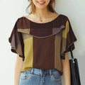 ZANZEA Summer Women Chiffon Blouse Elegant Ruffle Short Sleeve Tops Shirt 2025 Korean Fashion Casual Tunic Chic Ruffle Hem Blusa
