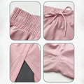 Tennis Tights and Shorts 2 in 1 with Hidden Pocket, Stretchy Yoga Leggings Sport Women Fitness Push Up Gym Cycling Pants