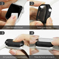 Watch Glass+Cover Apple Case Glass+Cover For Apple Watch 11/10 Case 46mm 42mm Ultra 3 2 49mm 44 45mm 41 40mm Screen Protector Bumper iwatch series 9 8 7 5 SE