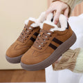 New Arrival Winter Women's Fleece-lined Casual Flats Shoes Waterproof Skid-proof Durable Comfortable Warm Women's Retro Shoes