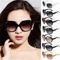 New Shades Sunglasses for Women UV 400 Elliptical Frame Vintage Eyewear Square Oversized Sunglasses for Women & Men