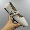 2026 Double-Strap Mary Jane French-Style Low-Cut Women's Shoes