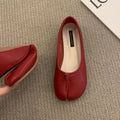 Women Flats Tabi Ninja Shoes Woman Ladies Microfiber Leather Comfy  Flats Split Toe Slippers Soft Bottom Loafers Solid Brief La