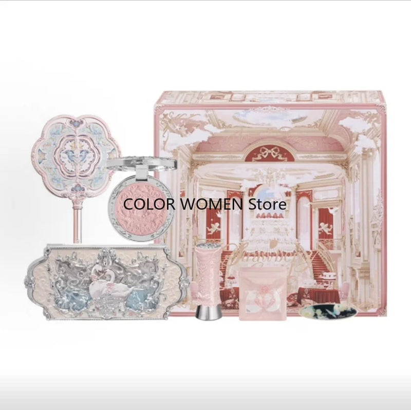 Flower Knows Picking Stars Eyeshadow and Blush for You, Soft Mist, Clear and Natural Makeup Set