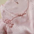 New Chinese Style Female Pajamas Sleepwear Elegant O-Neck Jacquard Trouser Suits Pijamas Loungewear Loose Silk Satin Homewear