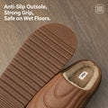 Winter Warm Plush Slippers Waterproof Non - Slip Thick Fur Indoor Outdoor Home Shoes Cozy Cold Weather Footwear for Men Women