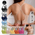 Sports Bra Gathered Shock-absorbing Running Strapless Beautiful Back No Steel Ring Yoga Bra Vest for Women