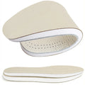 Women Shoe Leather Insoles Men Orthopedic Insoles O-leg Double-sided Leather Shoe Insoles Men Women Cowhide Breathable Shock-absorbing And Pressure-relieving