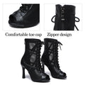 DKZSYIM Latin Dance Shoes Women Red Black Ballroom High Top Jazz Shoes Ladies Men's 5-11cm Heels Salsa Tango Dancing Shoes