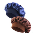 Satin Bonnet for Sleeping New Satin Wide Brim Nightcap Silky Bonnet Hair Wrap for Sleeping Sleep Cap With Elastic Soft Band Styling Cap Hair Wrapping Tool