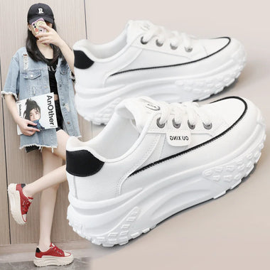 Women Sneakers Platform 2023 New Sneakers Women Comfortable Sports Shoes Fashion Casual Shoes Slip Platform Ladies Running Shoes