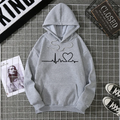 2025 Winter New Women's Hoodie High Street Unisex Style Double Pockets Sweatshirts Outerwear Plus-Size Women's Clothing CYXX247