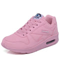 Fashion Women's Shoes High Quality Leather Casual Shoes Air Cushion Sport Running Shoe Lace Up Vulcanized Shoes Women's Sneakers