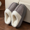 Soft High Thick Sole Women's Slippers Boot Comfy Winter Outdoor Warm Couples Indoor Fashion Wear Anti-slip Simple Fuzzy Shoes