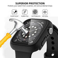 Watch Glass+Cover Apple Case Glass+Cover For Apple Watch 11/10 Case 46mm 42mm Ultra 3 2 49mm 44 45mm 41 40mm Screen Protector Bumper iwatch series 9 8 7 5 SE