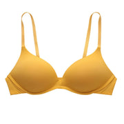 Simple Adjustable Push Up Bra Anti-sagging Shockproof Wireless Deep V Bra Lingerie Seamless Underwear Party