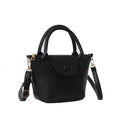Women's Shoulder Messenger Bag  PU Leather Plain Pleated Bag Bucket Bag Tote Bags Casual Plain Handbag Crossbody Bag