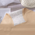 3Pcs Plus Size Underwear Women's Panties Ice Silk Solid Color Ladies Seamless Underpant Girls Briefs Breath Sexy Lingerie Female