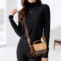 Clutch Handle Elegant Handbag High Quality Leather Hand Bags For Women Ladies Shoulder Crossbody Bag High Quality Casual Tote