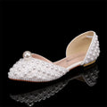 Women Shoes Luxury Wedding Sandals Maogu Women Sandals Fashion High Quality Wedding Shoes Women New Pearls Studs Luxury Peep Toe High Heels Buckle Woman Sandal 43