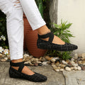 Women's Shoes Pointed Toe Ballet Flats Shoes Spring/autumn Strap Ankle Elastic Belt Cute Ballerina Ladies Elegant Flats Shoes