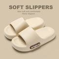 Summer Platform Cloud Slippers Women Lightweight Solid Color Soft Sole EVA Pillow Slides Woman Couple Non Slip Beach Flip Flops