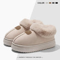 Warm Ankle High House Slippers Men Women, Soft Fleece Lined, Thick Light EVA Sole for Indoor & Outdoor Use