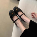 2026 Women's Casual New Single Shoes Color Matching Flat Soles Spring Comfortable and Versatile High-end Flat Shoes