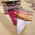 9PCS/Set Sexy G-string S-XL Cotton Girls Panties Women's Pantys Female Underpants Ladies Thong FINETOO Lingerie Bikini Underwear