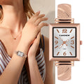 Temperament Niche steel strap quartz watches for women girl Bracelet Jewelry women watch Fashion Personality relojes para damas